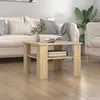 Image de vidaXL Table basse Chêne sonoma 60 x 60 x 42 cm Aggloméré