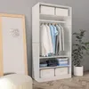 Image de Garde-robe - VIDAXL - 800231 - Blanc brillant - Bois dingénierie - 100x50x200 cm