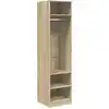 Image de Garde-robe Chêne Sonoma 50x50x200 Cm Bois D'ingénierie Vidaxl
