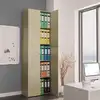 Image de Armoire De Bureau Chêne Sonoma 60x32x190 Cm Bois D'ingénierie Vidaxl
