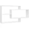 Image de Vidaxl étagères murales blanc 104x20x58,5 cm bois d'ingénierie 800324