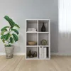 Image de Bibliothèque/buffet Blanc 66x30x98 Cm Bois D'ingénierie Vidaxl