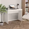Image de Bureau Blanc 90x40x72 Cm Bois D'ingénierie Vidaxl