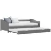 Image de Cadre De Lit Extensible Sans Matelas Gris 90x200 Cm Vidaxl