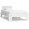 Image de Cadre De Lit Sans Matelas Blanc Bois De Pin Massif 90x200 Cm Vidaxl