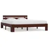 Image de Cadre De Lit Sans Matelas Marron Foncé 180x200 Cm Pin Massif Vidaxl