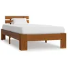 Image de Cadre De Lit Sans Matelas Marron Miel 100x200cm Bois Pin Massif Vidaxl