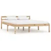 Image de Cadre De Lit Sans Matelas Bois De Pin Massif 120x200 Cm Vidaxl