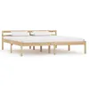 Image de Cadre De Lit Sans Matelas Bois Massif De Pin 160x200 Cm Vidaxl
