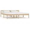 Image de Cadre De Lit Sans Matelas Bois Massif De Pin 180x200 Cm Vidaxl