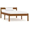 Image de vidaXL Cadre de lit sans matelas Marron miel Bois pin massif 90x200 cm 283208