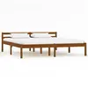Image de Cadre De Lit Sans Matelas Marron Miel Pin Massif 160x200 Cm Vidaxl