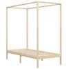 Image de vidaXL Cadre de lit à baldaquin sans matelas bois massif 100x200 cm 283251