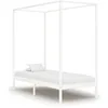 Image de Cadre De Lit À Baldaquin Sans Matelas Bois Massif 100x200 Cm Vidaxl