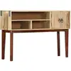 Image de Table Console 115x30x76 Cm Bois De Manguier Massif Brut Vidaxl