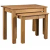 Image de Tables gigognes - vidaXL - Panama - Bois de pin massif - 2 pièces - Style Campagne