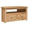 Image de Vidaxl meuble tv d'angle 93x49x49 cm pin solide assortiment panama 282685