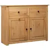 Image de Buffet 93x40x80 Cm Pin Solide Assortiment Panama Vidaxl