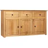 Image de Buffet 135x40x80 Cm Pin Solide Assortiment Panama Vidaxl