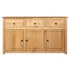 Image de Vidaxl buffet 135x40x80 cm pin solide assortiment panama 282703