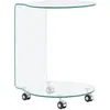Image de Table Basse 45x40x58 Cm Verre Trempé Vidaxl