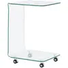 Image de Table Basse 45x40x63 Cm Verre Trempé Vidaxl