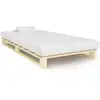 Image de Cadre De Lit De Palette Sans Matelas 90x200 Cm Bois Pin Massif Vidaxl