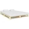 Image de Cadre De Lit De Palette Sans Matelas 160x200 Cm Bois Massif Pin Vidaxl