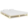 Image de vidaXL Cadre de lit de palette sans matelas 180x200 cm bois massif pin 285239