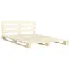 Image de Vidaxl cadre de lit de palette sans matelas 160x200 cm bois massif pin 285245