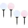Image de Lampes Solaires Sphériques Led De Jardin 4 Pcs 30 Cm Rvb Vidaxl