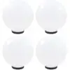 Image de Lampes À Led Sous Forme De Boule 4 Pcs Sphérique 30 Cm Pmma Vidaxl