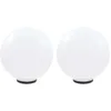 Image de Lampes À Led Sous Forme De Boule 2 Pcs Sphérique 50 Cm Pmma Vidaxl