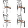 Image de vidaXL 4x Chaises de Salle à Manger Chaises à Dîner Chaises de Repas Meuble de Cuisine Chaises de Cuisine Chaises à Manger 281398
