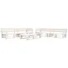 Image de Salon de jardin - vidaXL - Palette 6 pcs - Bois massif - Blanc - Résistant aux intempéries