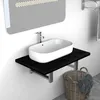 Image de Meuble De Salle De Bain Noir 60x40x16,3 Cm Vidaxl