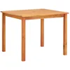 Image de Table De Jardin 88x88x74 Cm Bois D'acacia Massif Vidaxl