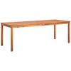 Image de Table De Jardin 215x90x74 Cm Bois D'acacia Massif Vidaxl