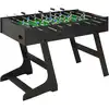 Image de Table De Football Pliante 121 X 61 X 80 Cm Noir Vidaxl