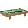 Image de Mini Table De Billard 3 Pieds 92x52x19 Cm Marron Et Vert Vidaxl