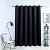Image de Rideau occultant - vidaXL - 290x245 cm - Noir - Polyester - Anneaux en métal