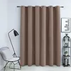 Image de Rideau occultant - vidaXL - Taupe - 290x245 cm - Anneaux en métal - Polyester lavable
