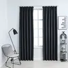 Image de Rideaux Occultants Avec Crochets 2 Pcs Anthracite 140x245 Cm Vidaxl