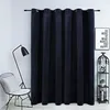 Image de Rideau occultant - vidaXL - Velours Noir - 290x245 cm -  illets métalliques - Lavable