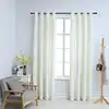 Image de Rideaux Occultants Avec Anneaux 2 Pcs Velours Crème 140x225 Cm Vidaxl