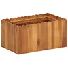 Image de vidaXL Lit surélevé de jardin 50x30x25 cm Bois massif dacacia