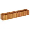 Image de vidaXL Lit surélevé de jardin 150x30x25 cm Bois massif dacacia