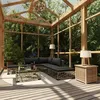 Image de Salon de jardin - VIDAXL - 6 pcs - Résine tressée - Gris - Coussins épais - Mobilier extérieur confortable