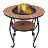 Image de Table De Foyer Mosaïque Terre Cuite 68 Cm Céramique Vidaxl