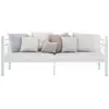 Image de Vidaxl cadre de lit de repos sans matelas blanc métal 90x200cm cadre 1 personne